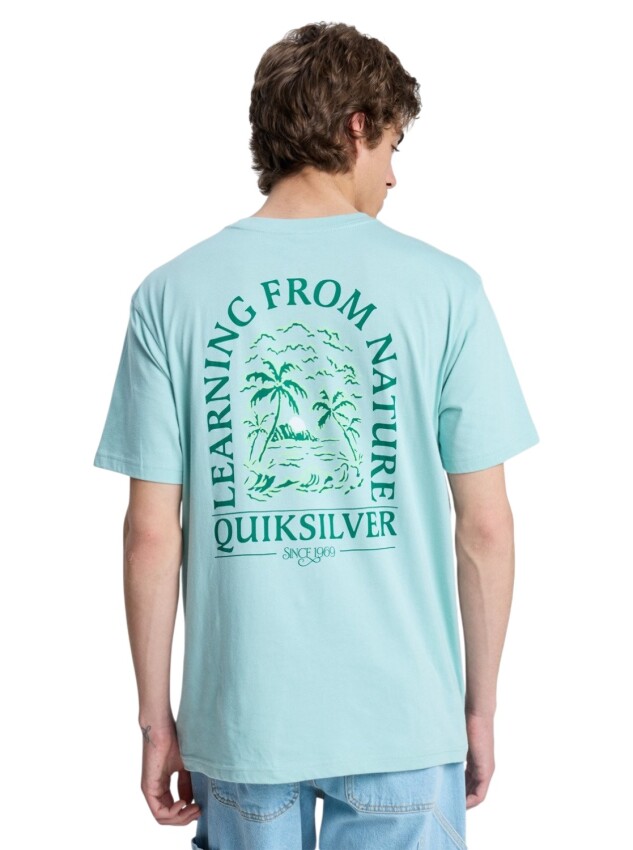 Quiksilver Evo Learning FR Mavi Erkek Tshirt - 3