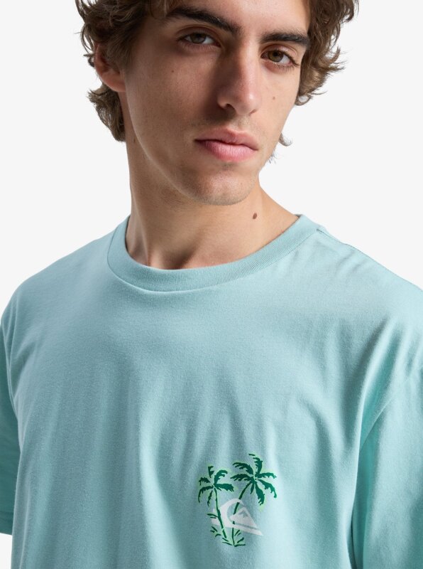 Quiksilver Evo Learning FR Mavi Erkek Tshirt - 4