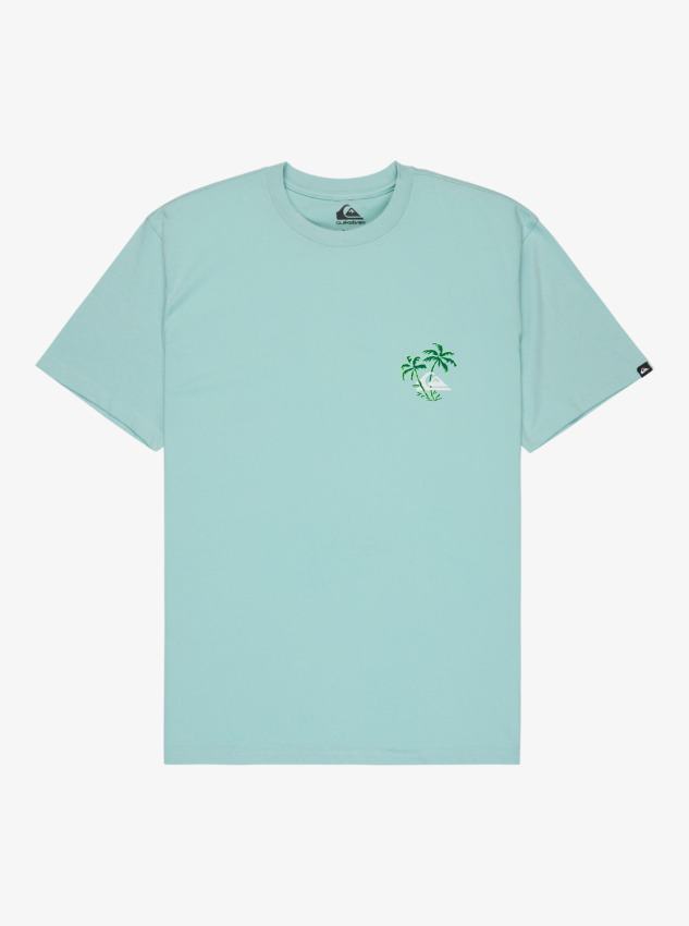 Quiksilver Evo Learning FR Mavi Erkek Tshirt - 5