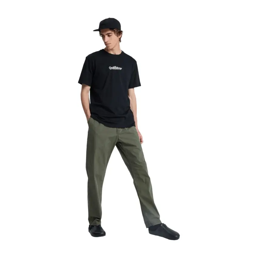 Quiksilver Fineline Antrasit Erkek Tshirt - 4