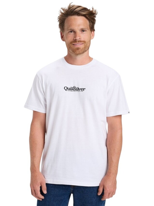 Quiksilver Fineline Beyaz Erkek Tshirt - 1