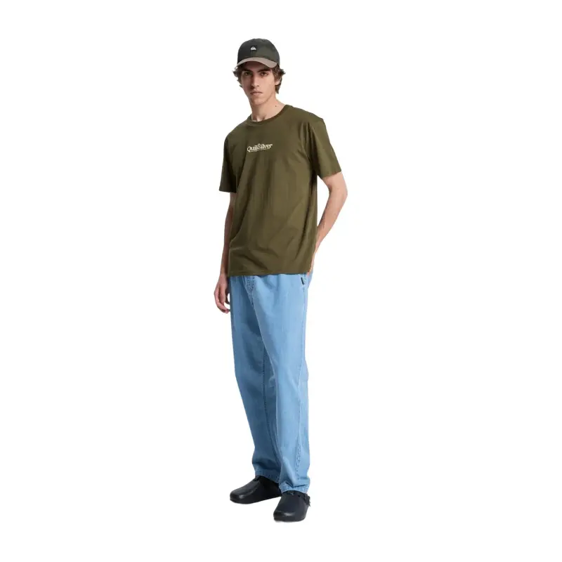 Quiksilver Fineline Haki Erkek Tshirt - 4
