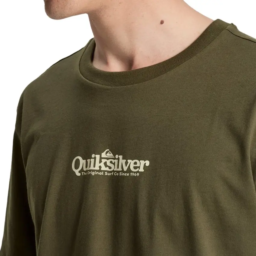 Quiksilver Fineline Haki Erkek Tshirt - 5
