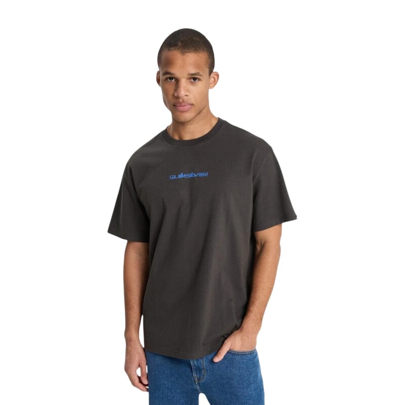 Quiksilver Fractured Wave Antrasit Erkek Tshirt - 1