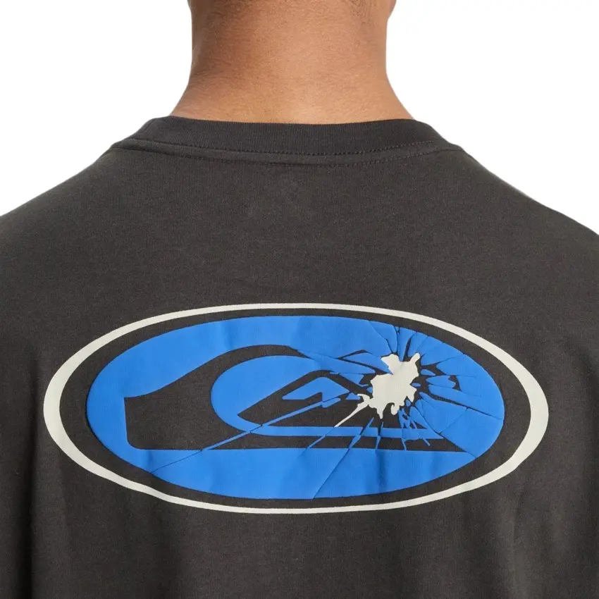 Quiksilver Fractured Wave Antrasit Erkek Tshirt - 5