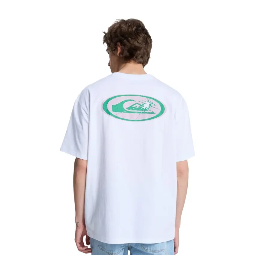 Quiksilver Fractured Wave Beyaz Erkek Tshirt - 4