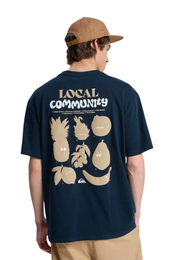 Quiksilver Fruits Tide Lacivert Erkek Tshirt - 3