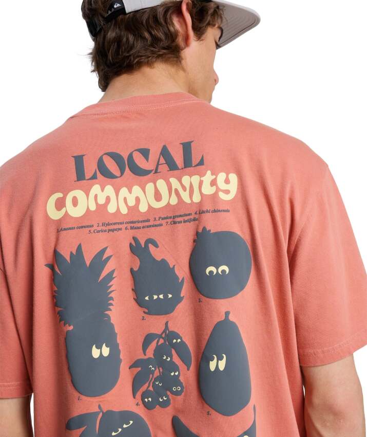 Quiksilver Fruits Tide Pembe Erkek Tshirt - 3