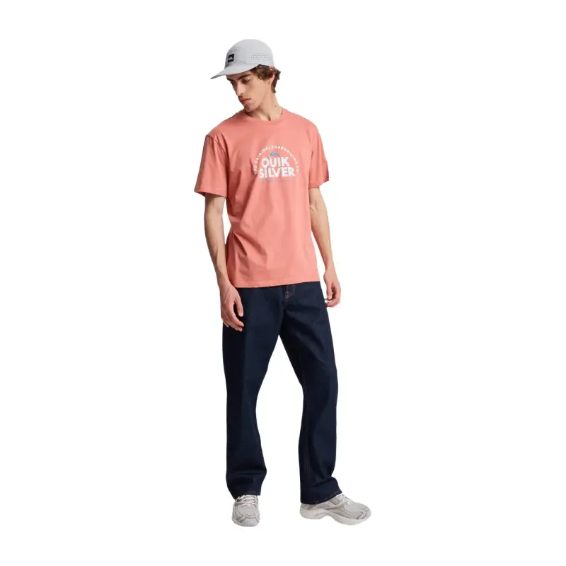 Quiksilver Fundamental Rid Pembe Erkek Tshirt - 5