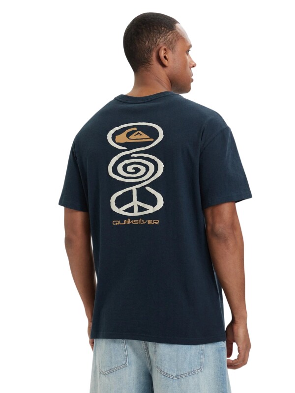 Quiksilver Harmony Spiral Lacivert Erkek Tshirt - Quiksilver (1)