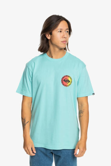 Quiksilver LONG FADE SS Mavi Erkek Tshirt - 3