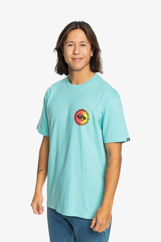 Quiksilver LONG FADE SS Mavi Erkek Tshirt - 2