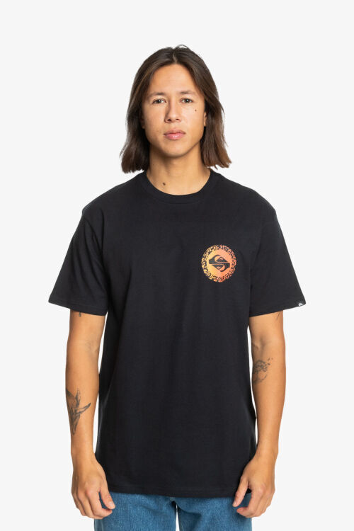 Quiksilver LONG FADE SS SİYAH Erkek Tshirt - 1