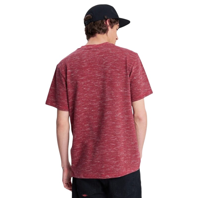 Quiksilver Lopaz Striped S Kırmızı Erkek Tshirt - 2