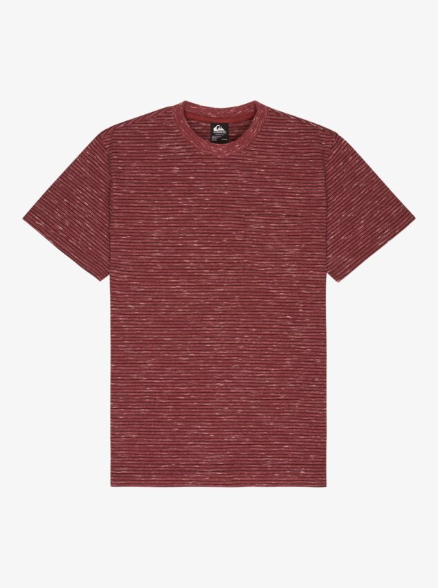 Quiksilver Lopaz Striped S Kırmızı Erkek Tshirt - 6