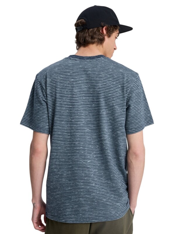 Quiksilver Lopaz Striped S Lacivert Erkek Tshirt - Quiksilver (1)