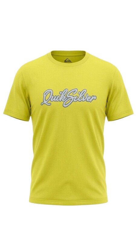 Quiksilver Malibu Sarı Erkek Tshirt - 1