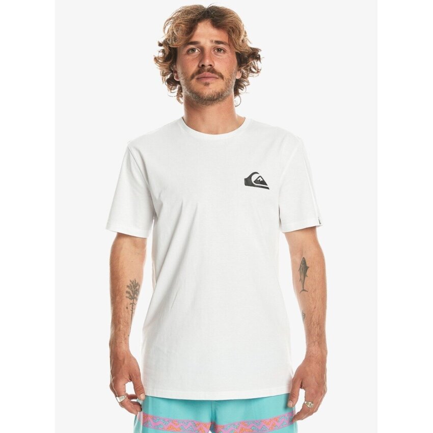 Quiksilver MW MINI LOGO SS BEYAZ Erkek Tshirt - 3