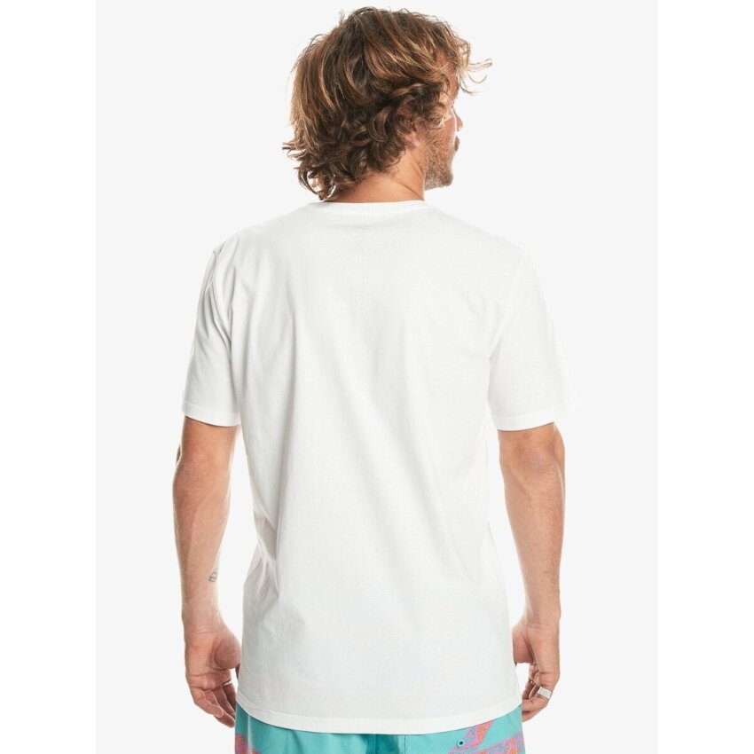 Quiksilver MW MINI LOGO SS BEYAZ Erkek Tshirt - 4