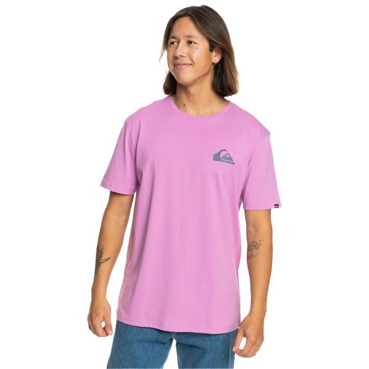 Quiksilver MW MINI LOGO SS Mor Erkek Tshirt - 1