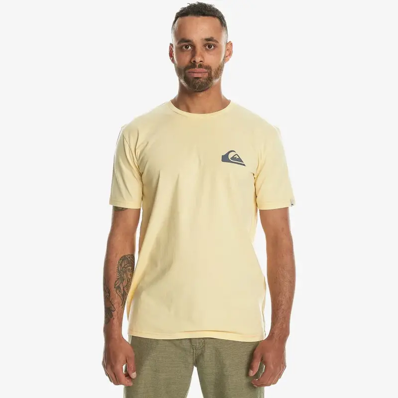 Quiksilver MW MINI LOGO SS SARI Erkek Tshirt - 3