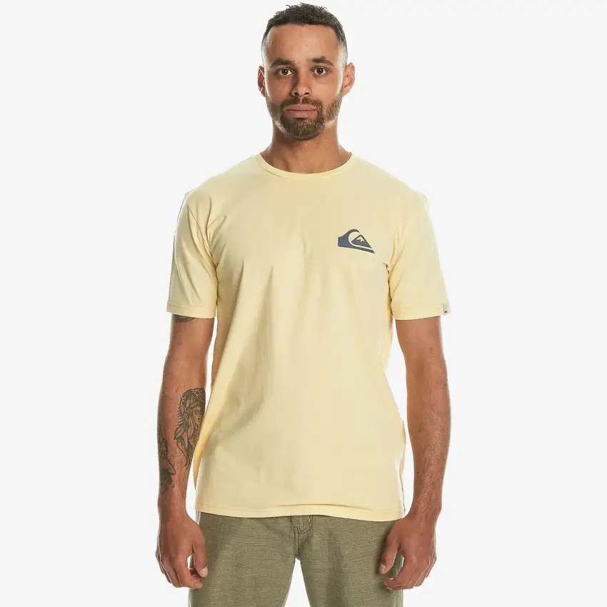 Quiksilver MW MINI LOGO SS SARI Erkek Tshirt - 3