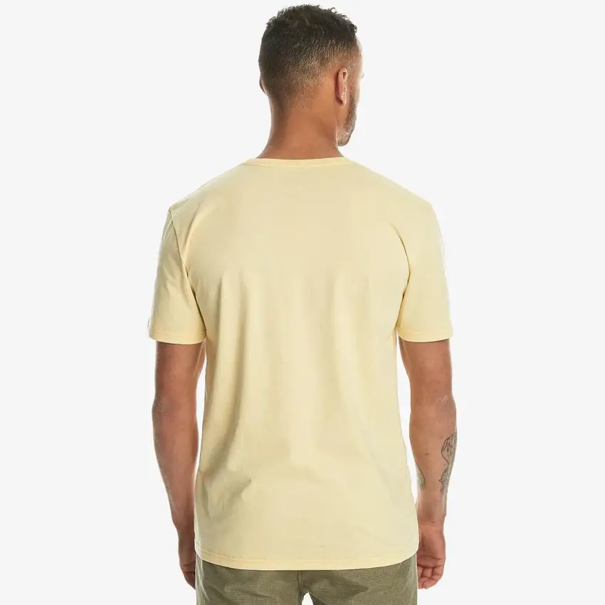 Quiksilver MW MINI LOGO SS SARI Erkek Tshirt - 4