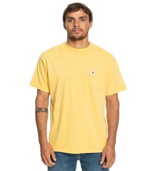 Quiksilver NATURALDYE M KTTP SARI Erkek Tshirt - 1