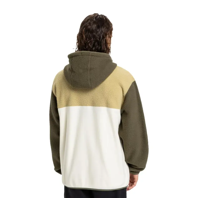 Quiksilver Ocean View Mix Up Hoody Haki Erkek Polar - 7