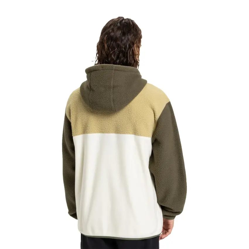 Quiksilver Ocean View Mix Up Hoody Haki Erkek Polar - 7