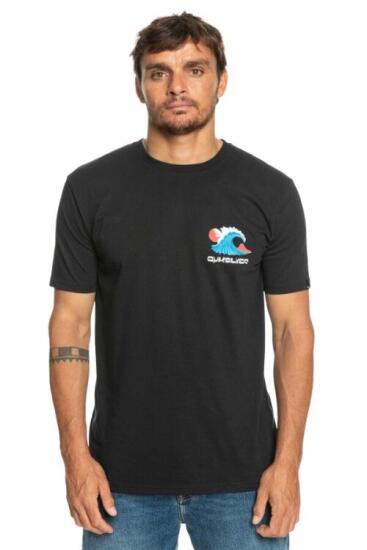 Quiksilver OCEANBED M TEES SİYAH Erkek Tshirt - 1