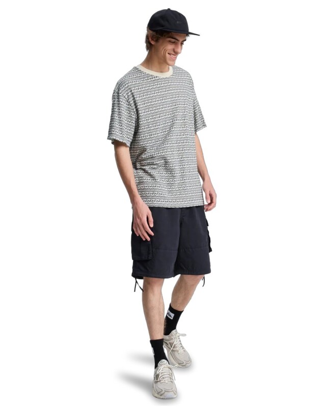 Quiksilver Okano Jacquard Beyaz Erkek Tshirt - 4