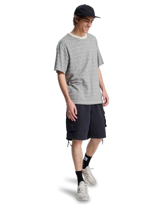 Quiksilver Okano Jacquard Beyaz Erkek Tshirt - 4