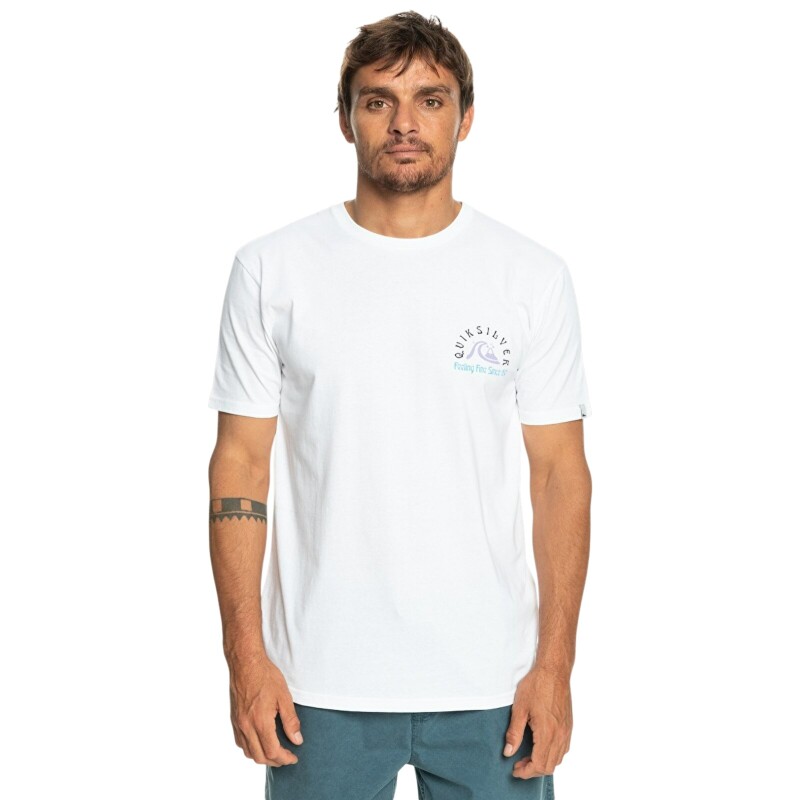 Quiksilver Originalbarrel M Tees Beyaz Erkek Tshirt - 1