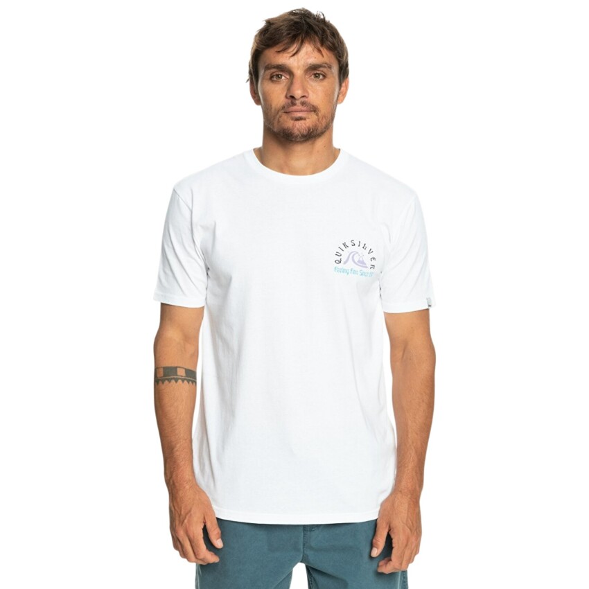 Quiksilver Originalbarrel M Tees Beyaz Erkek Tshirt - 1
