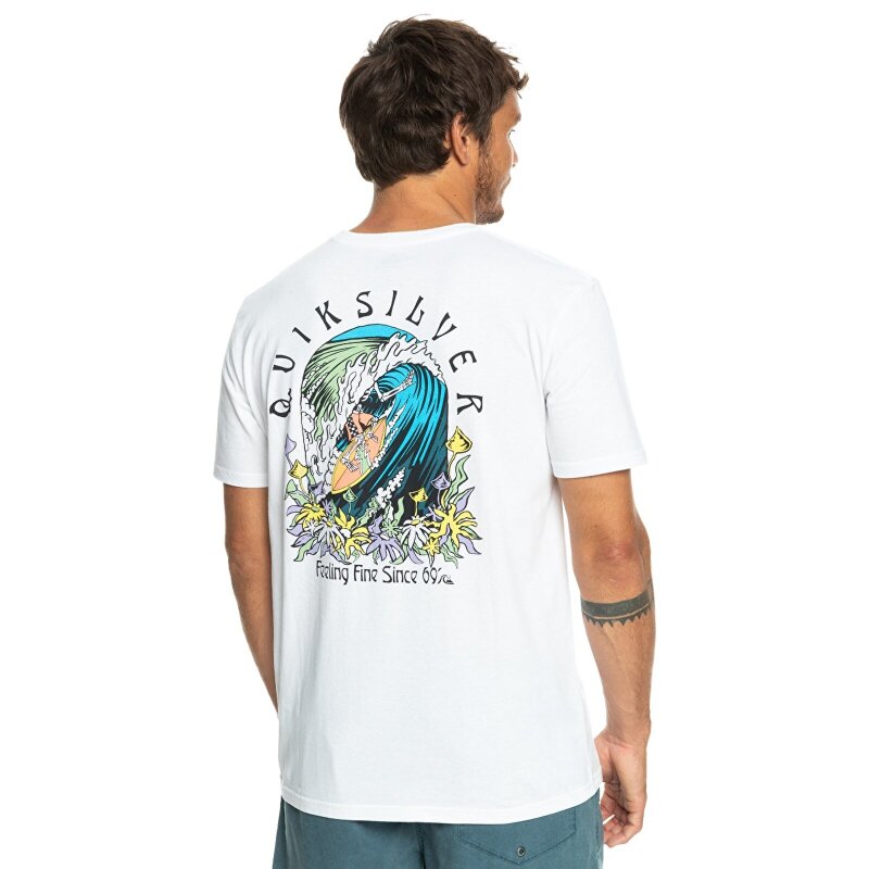 Quiksilver Originalbarrel M Tees Beyaz Erkek Tshirt - 3