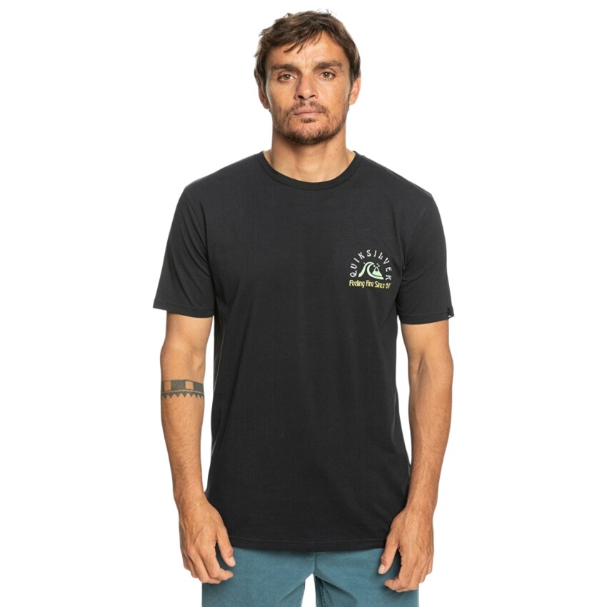 Quiksilver Originalbarrel M Tees Siyah Erkek Tshirt - 1