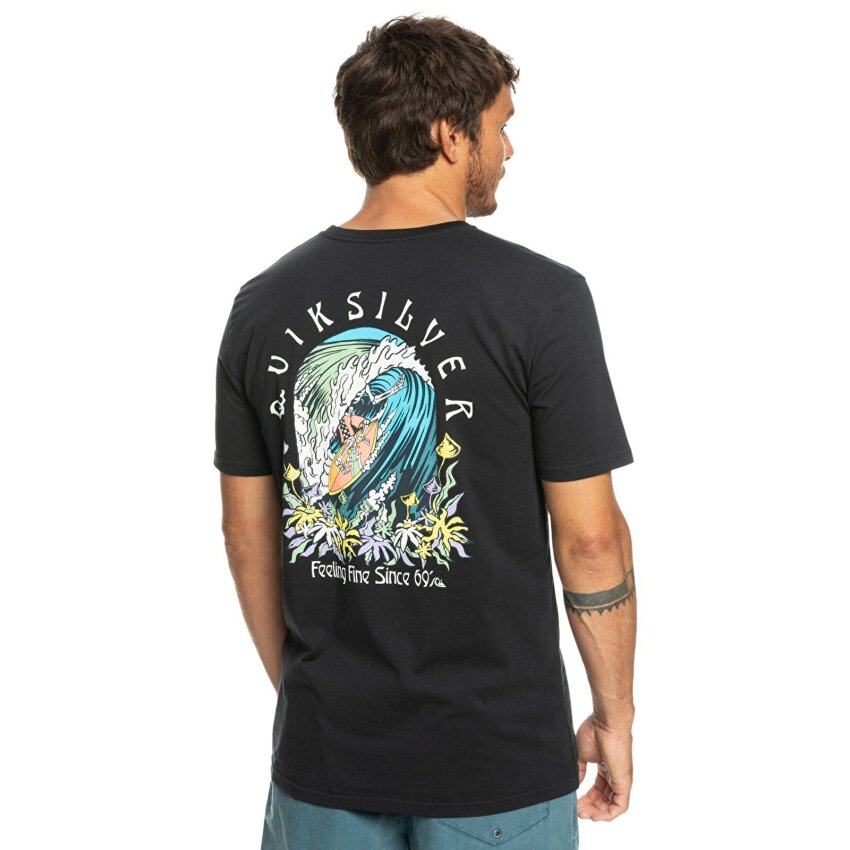 Quiksilver Originalbarrel M Tees Siyah Erkek Tshirt - 3