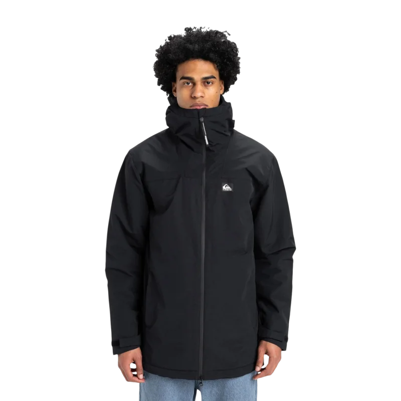 Quiksilver Overcast 3K Parka Antrasit Erkek Mont - 1