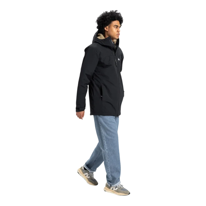 Quiksilver Overcast 3K Parka Antrasit Erkek Mont - 2