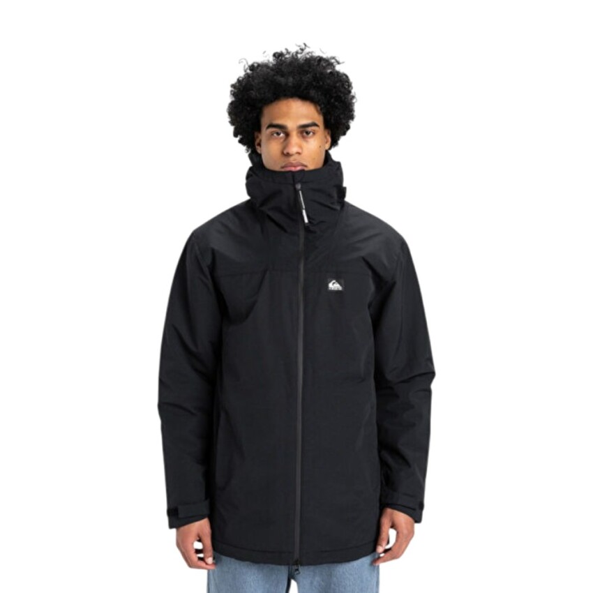 Quiksilver Overcast 3K Parka Antrasit Erkek Mont - 1