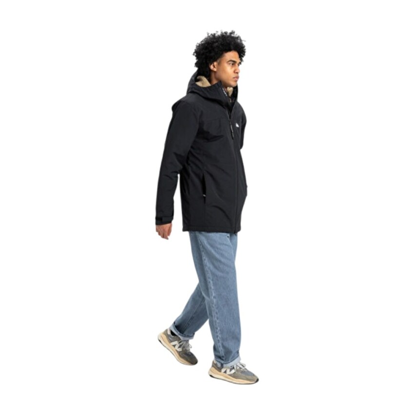 Quiksilver Overcast 3K Parka Antrasit Erkek Mont - 3