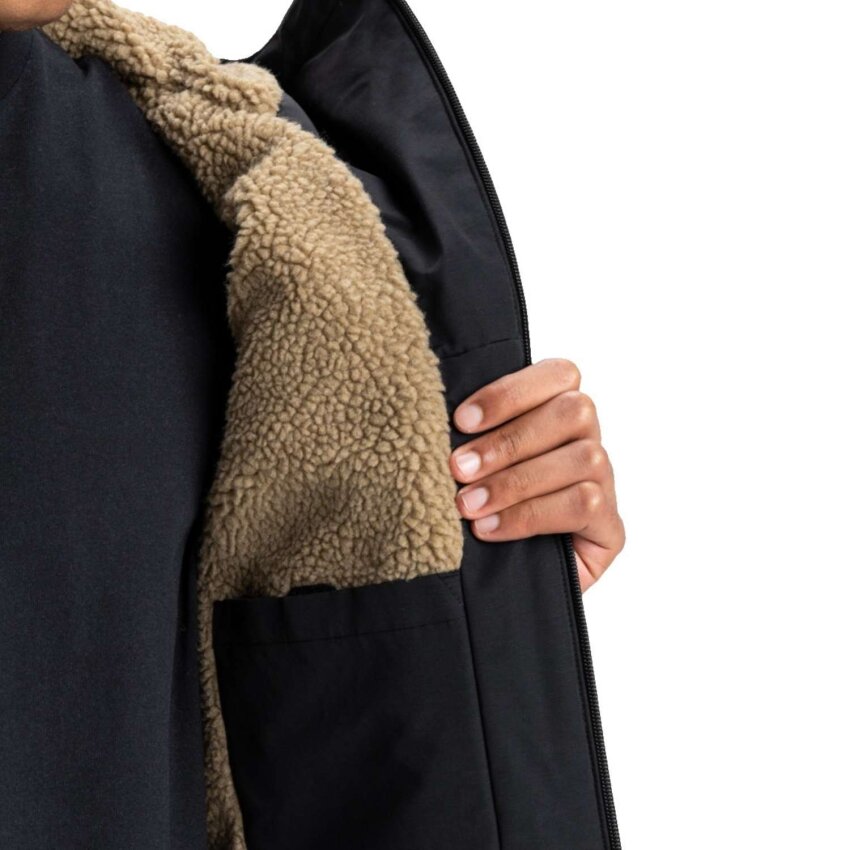 Quiksilver Overcast 3K Parka Antrasit Erkek Mont - 6