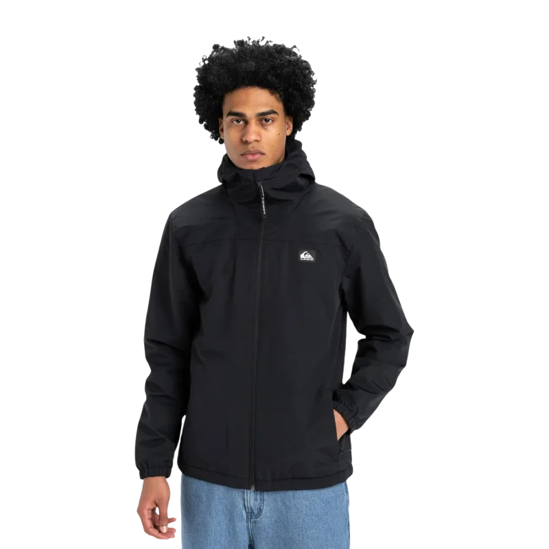 Quiksilver Overcast 3K Warm Antrasit Erkek Mont - 1