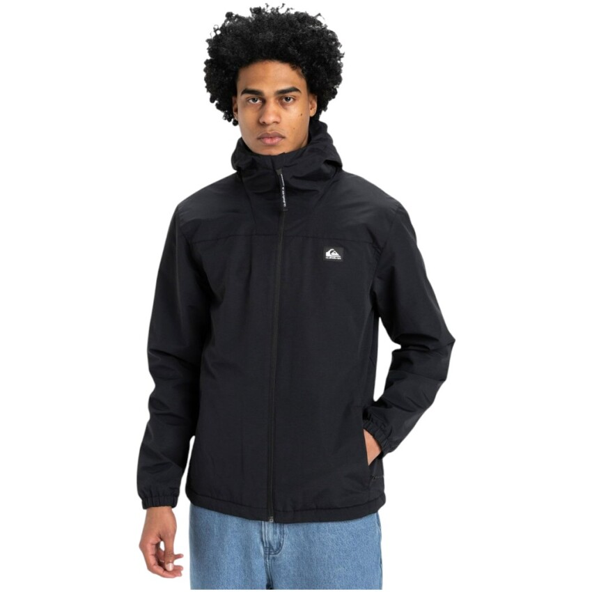 Quiksilver Overcast 3K Warm Antrasit Erkek Mont - 1
