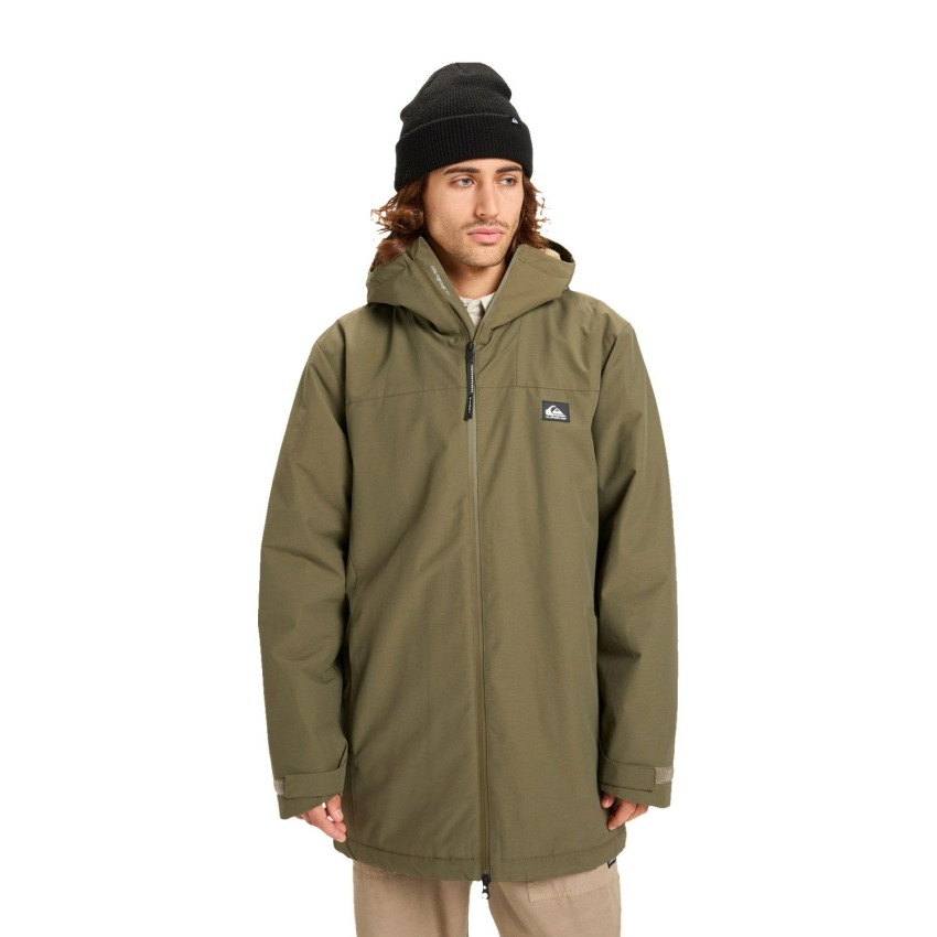 Quiksilver Overcast 3K Warm Haki Erkek Mont - 1
