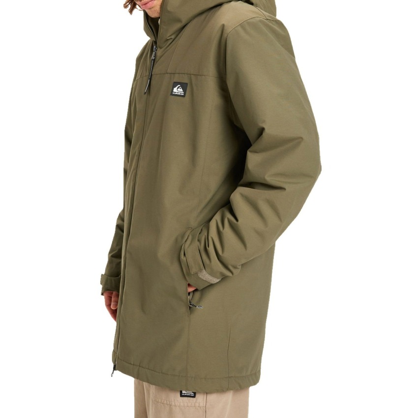 Quiksilver Overcast 3K Warm Haki Erkek Mont - 2