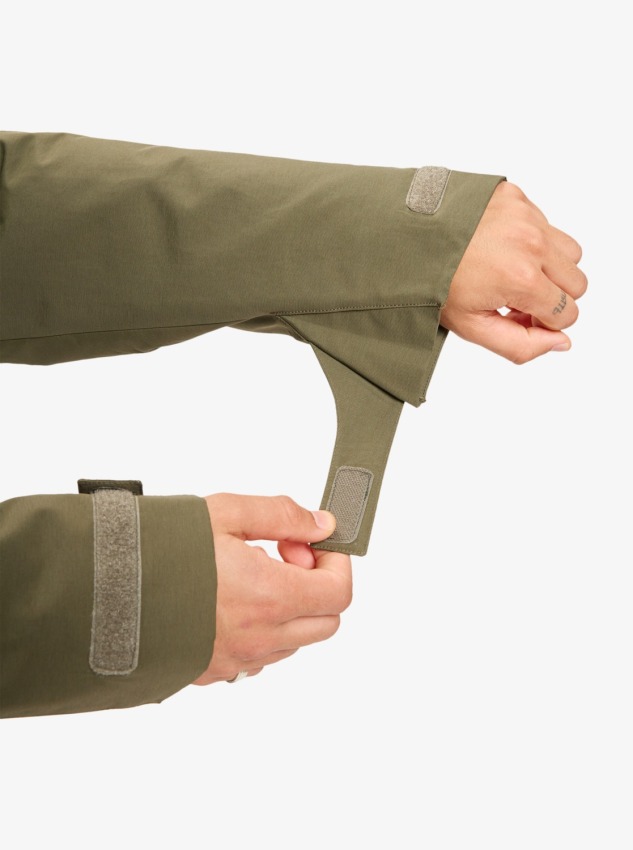 Quiksilver Overcast 3K Warm Haki Erkek Mont - 5