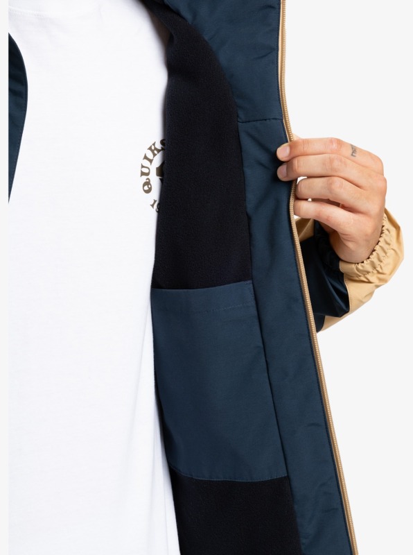 Quiksilver Overcast 3K Warm Lacivert Erkek Mont - 5