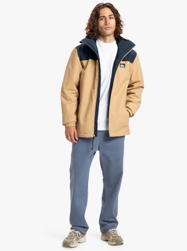 Quiksilver Overcast 3K Warm Lacivert Erkek Mont - 6